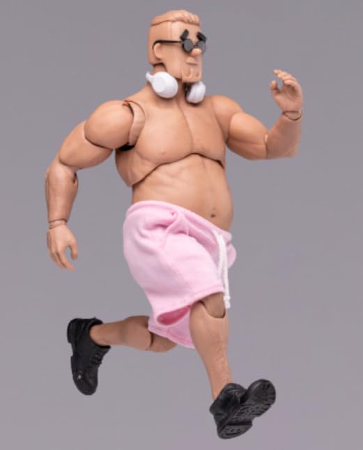 Amazon.co.jp: 「AC] NOTA TOYS 非玩玩具 1/12 中年 男性 方頭人 可動